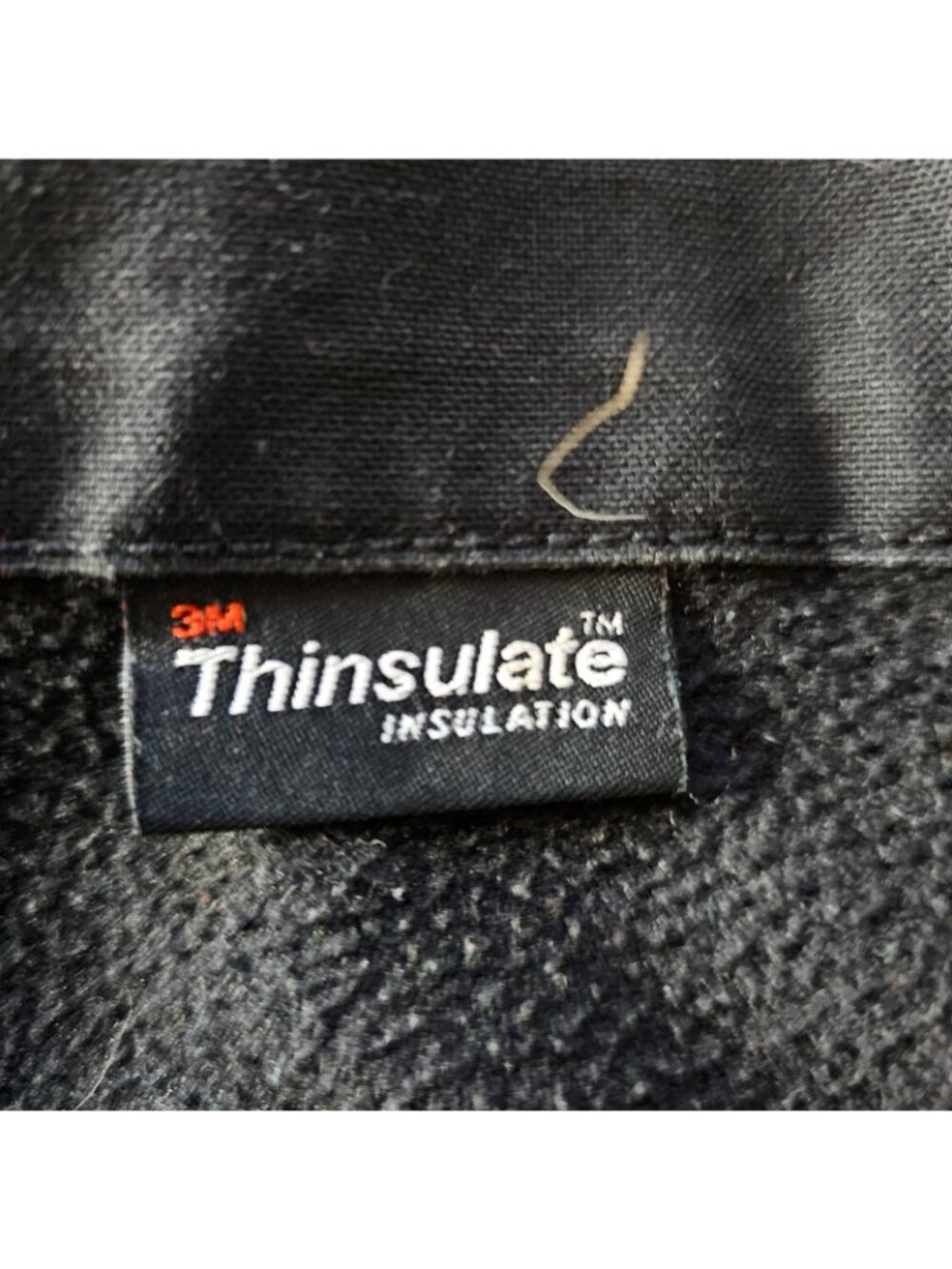 Carhartt Quick Duck Livingston Jacket Mens L Tall Black Thinsulate Hood Workwear - Picture 6 of 12